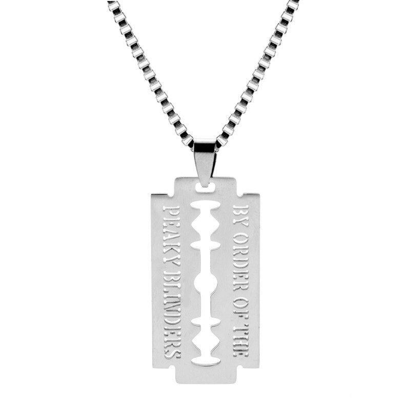 "By Order of the Peaky Blinders" Razor Necklace