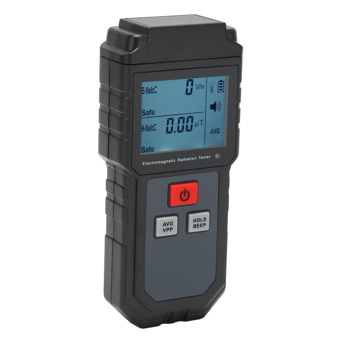 Electromagnetic Radiation Tester 1V/M‑1999V/M LCD EMF Meter with Sound Light Alarm for Home Appliance