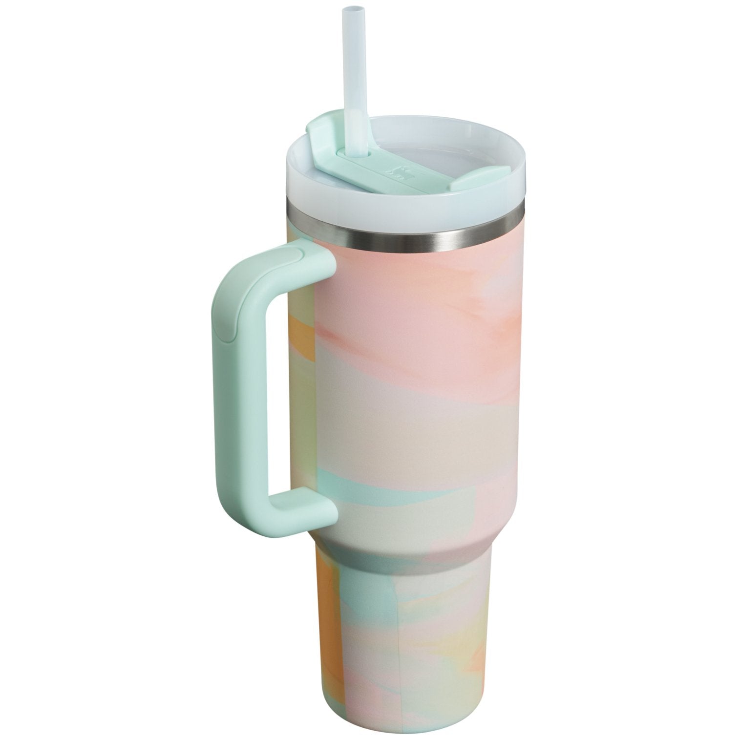Stanley Quencher H2.0 40oz – Warm Serene Brushstrokes